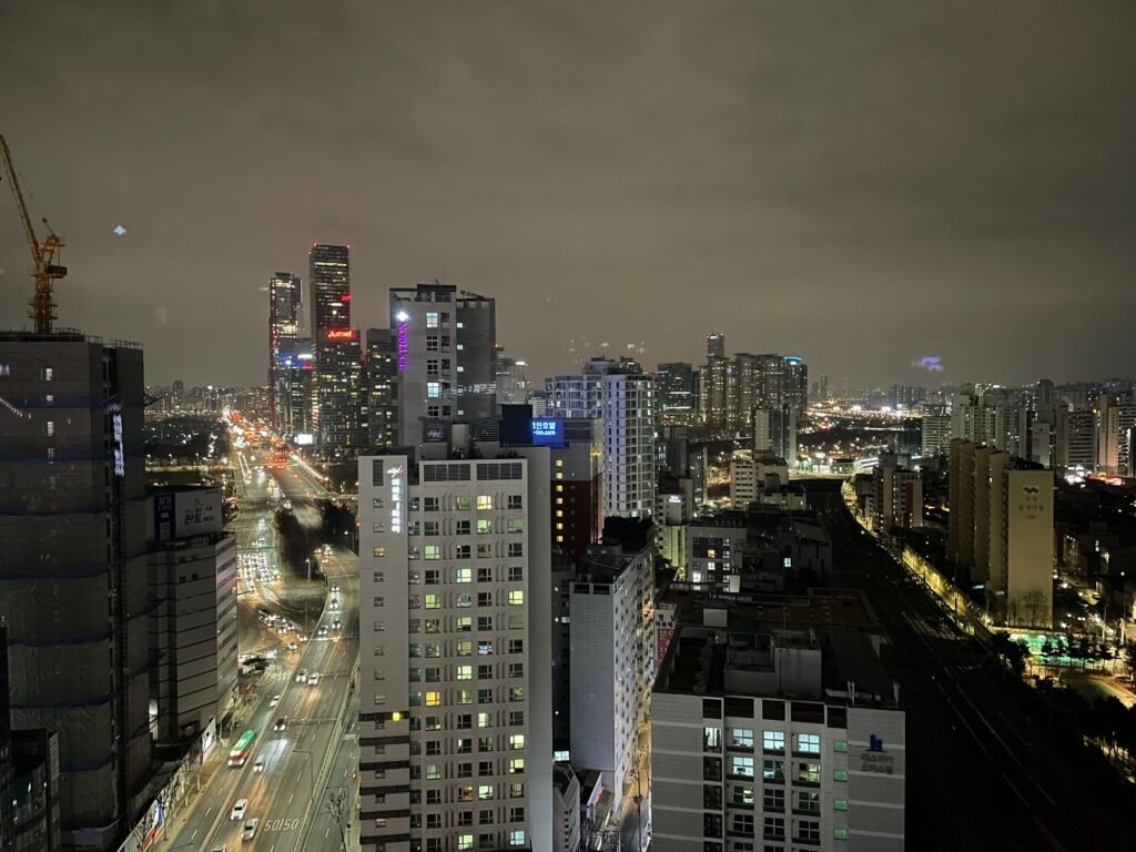 Night view from Fairfield by Marriott Seoul over Yeongdeungpo