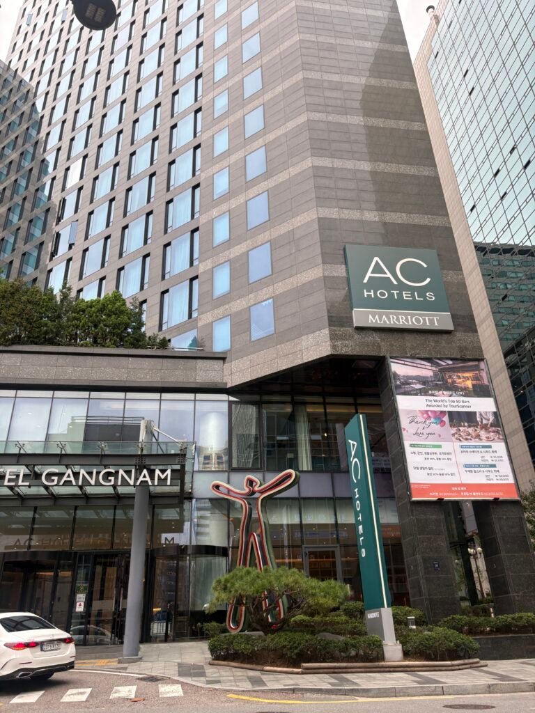 Exterior of AC Hotel Seoul Gangnam near Yeoksam Station