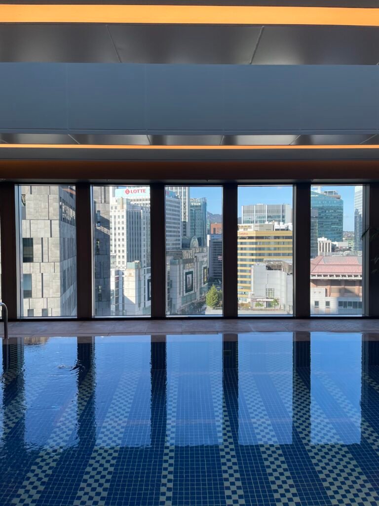 Indoor swimming pool at Le Méridien Seoul Myeongdong
