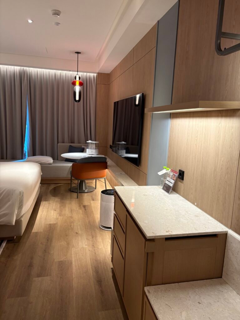 Premium king guest room at The Link Seoul during a 15-night stay