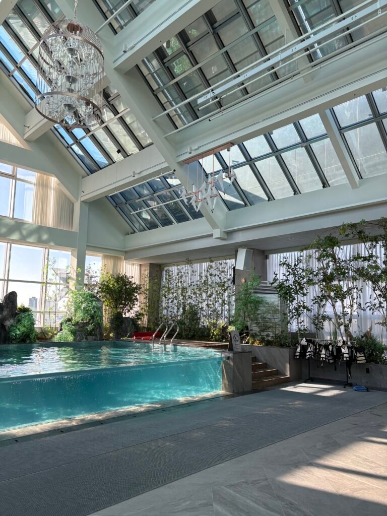Indoor Relaxing Pool on the 13th floor of The Link Seoul