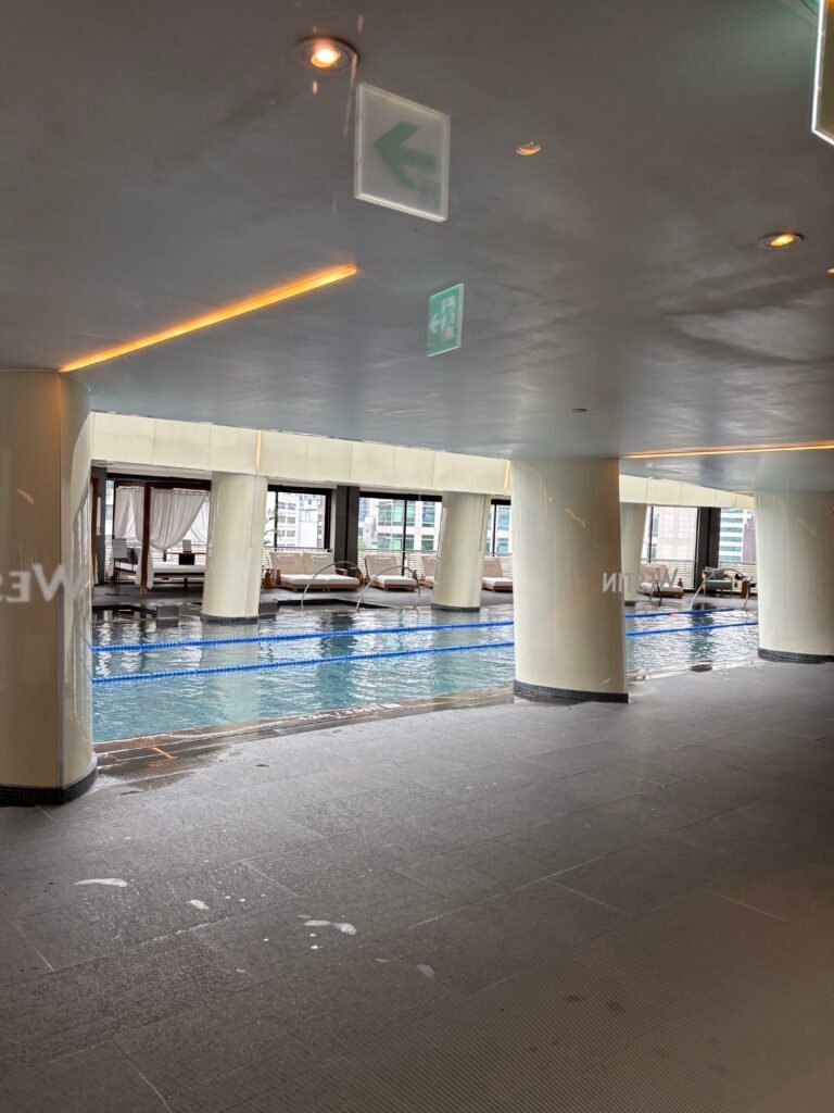 Indoor swimming pool with three lanes at The Westin Josun Seoul