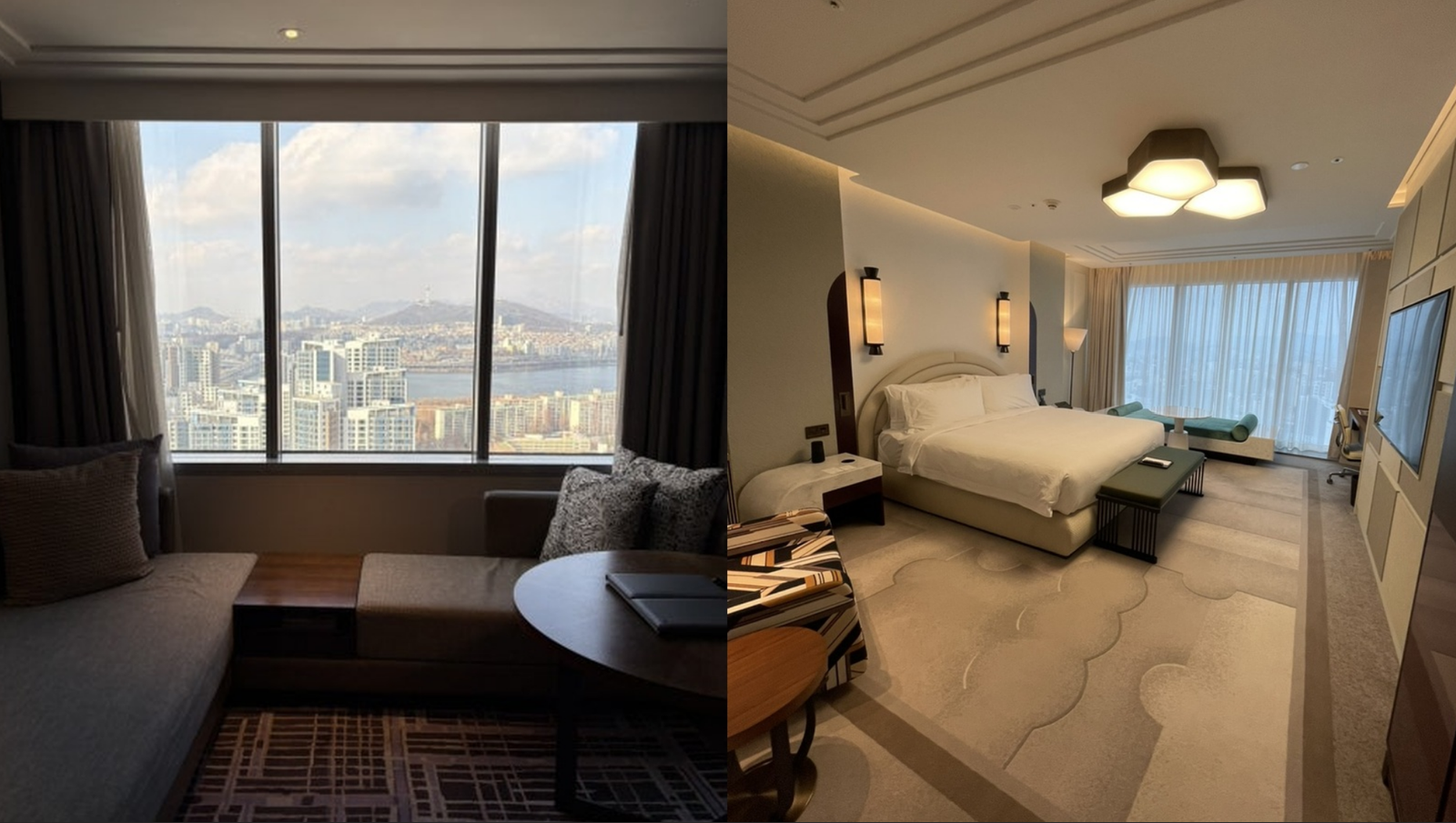 JW Marriott Seoul and Josun Palace guest room comparison in Seoul