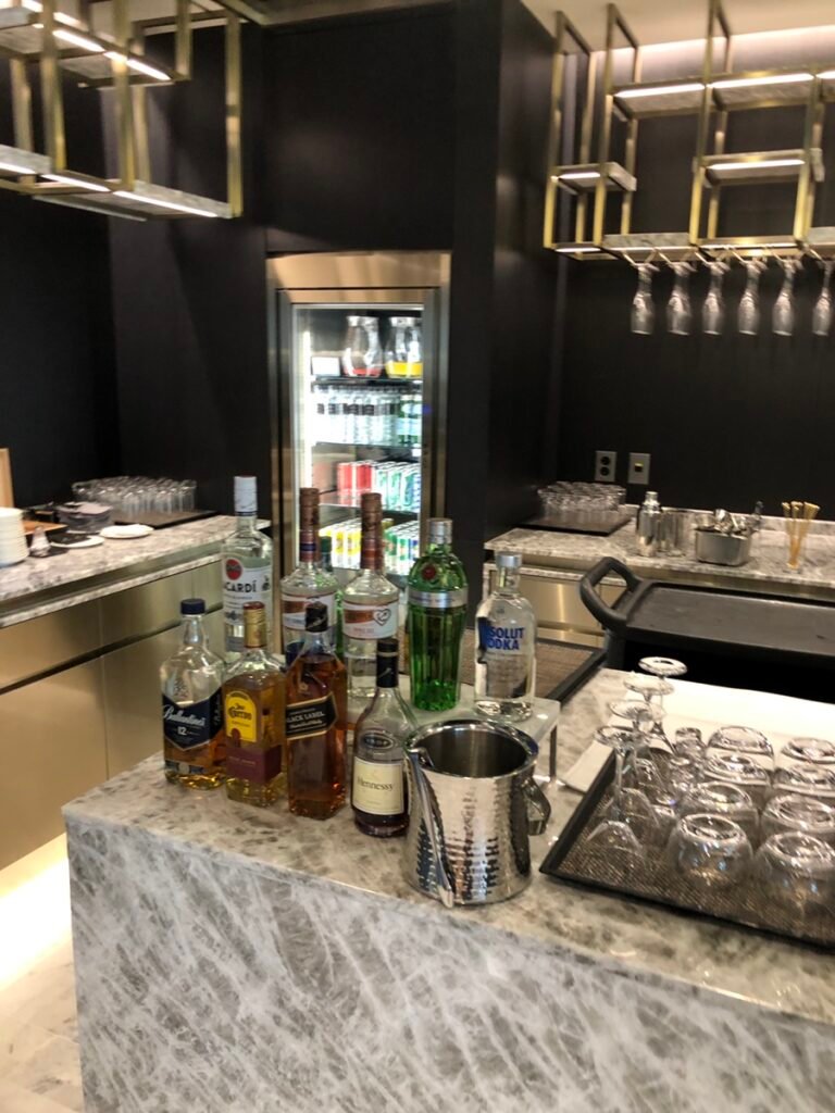 Wine and spirits selection at Club InterContinental Seoul Parnas