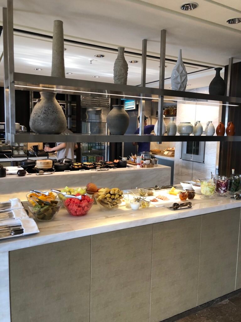 Breakfast buffet in JW Marriott Dongdaemun Executive Lounge