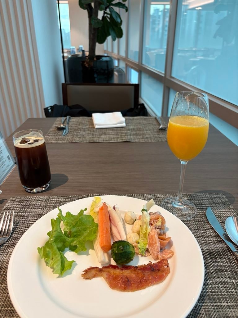 Breakfast plate at Park Cafe Marriott Executive Apartments Seoul