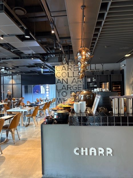 CHARR buffet restaurant interior at RYSE Autograph Collection Hongdae