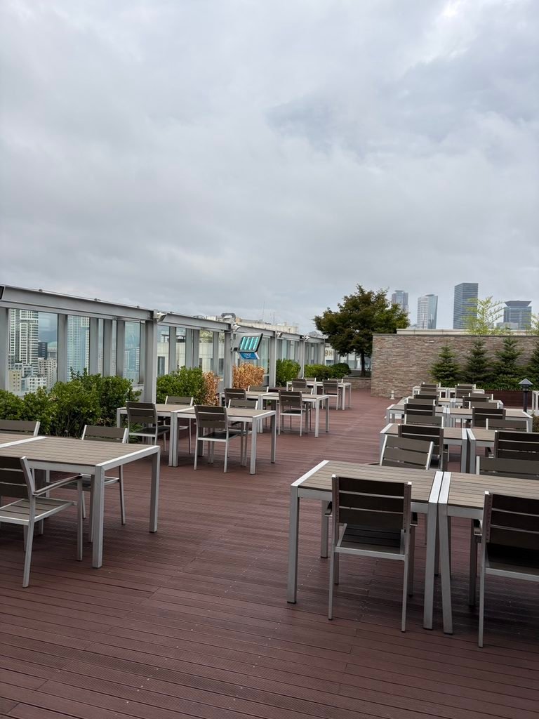 Sky Garden outdoor terrace at Courtyard Seoul Times Square