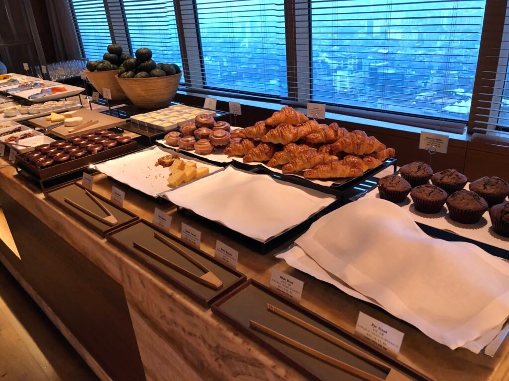 Breakfast buffet in The Shilla Seoul Executive Lounge
