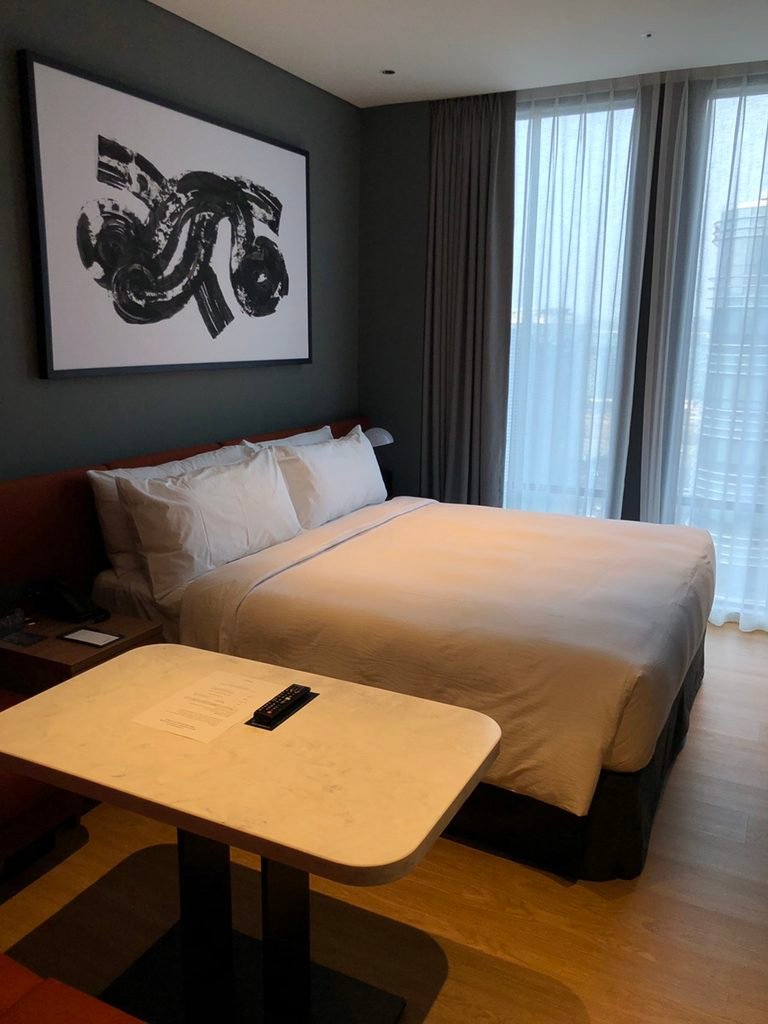Business Deluxe room at GRAVITY Josun Seoul Pangyo during an earlier stay